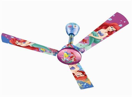 Multicolour 70 Watts 230 Volts 3 Blade Aluminium Steel Decorative Ceiling Fan