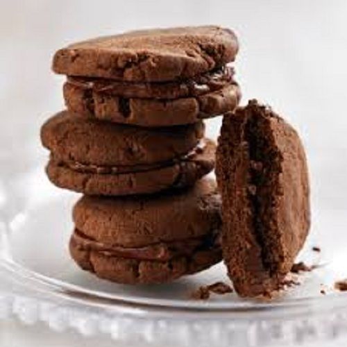 Mouth Watering Taste Crispy Crunchy Sweet Chocolate Creamy Biscuits