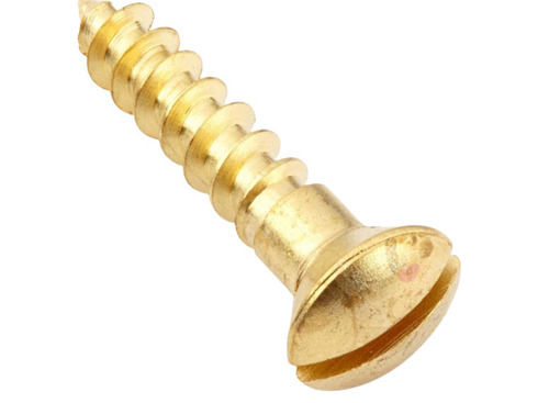 Long Lasting And Strong Polished Rust Proof Brass Round Head Screws