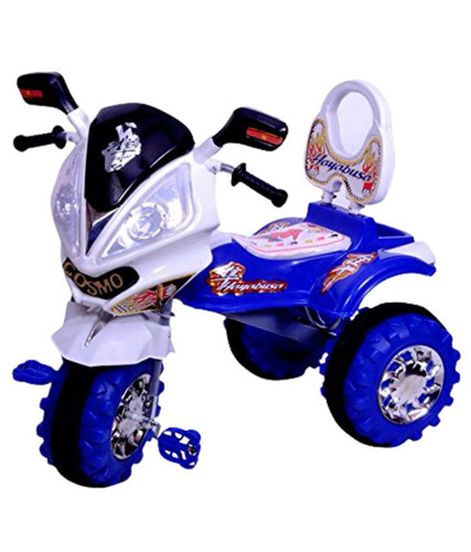 4 किलोग्राम पॉली विनाइल क्लोराइड प्लास्टिक बॉडी और स्टील रॉड बेबी ट्राइसाइकिल