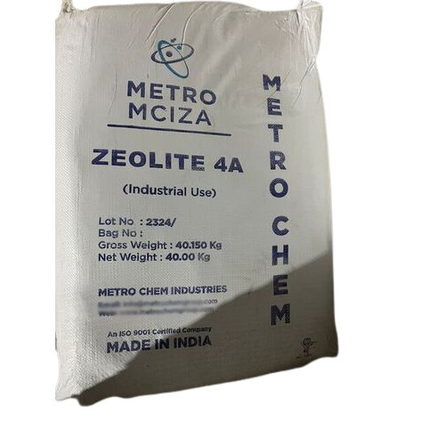 Zeolite 4A Detergent Grade Powder - 50kg Pack | Eco-Friendly Phosphate-Free High Adsorption Capacity Superior Water Softening Agent Soil Trapping and Dye Control