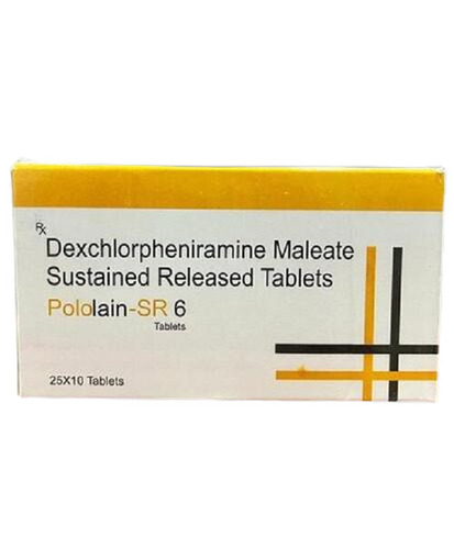 Pololain-Sr Dexchlorpheniramine Maleate Tablets 6Mg - Expiration Date: 24 Months