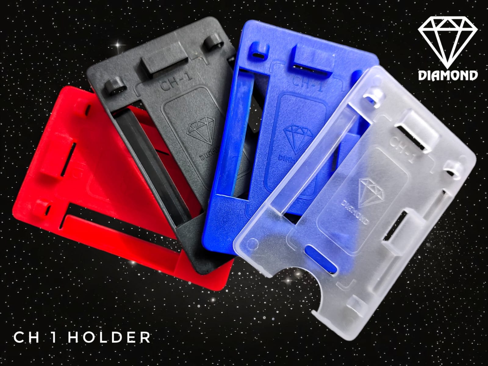 नेचुरल वाटर रेजिस्टेंस प्लास्टिक आईडी कार्ड होल्डर