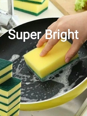 Kitchen Sponge With Green Pad