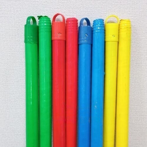 Wooden Broom Stick Color Pvc Coated Short Cap Application: Household Item