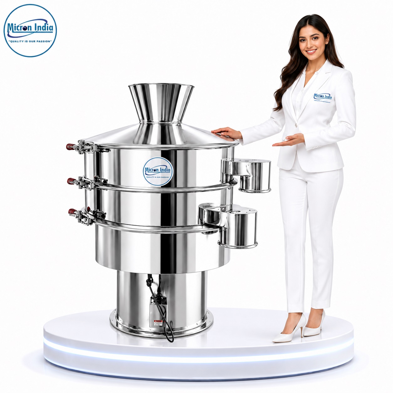 Automatic Vibro Sieve - Capacity: 100 Kg/Hr