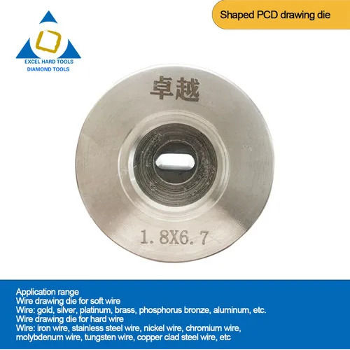 Hole Shaped Pcd Wire Drawing Dies - Color: Silver