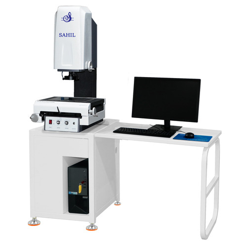 Video Measuring Machine - Stainless Steel, 100-240 kg Weight, White Color | Manual & Semi-Automatic Control, Precision Parts Inspection