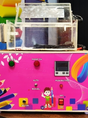 Velvet Pencil Flocking Machine In Ahmedabad K D Corporation, Production Capacity: 2000-3000 per hour