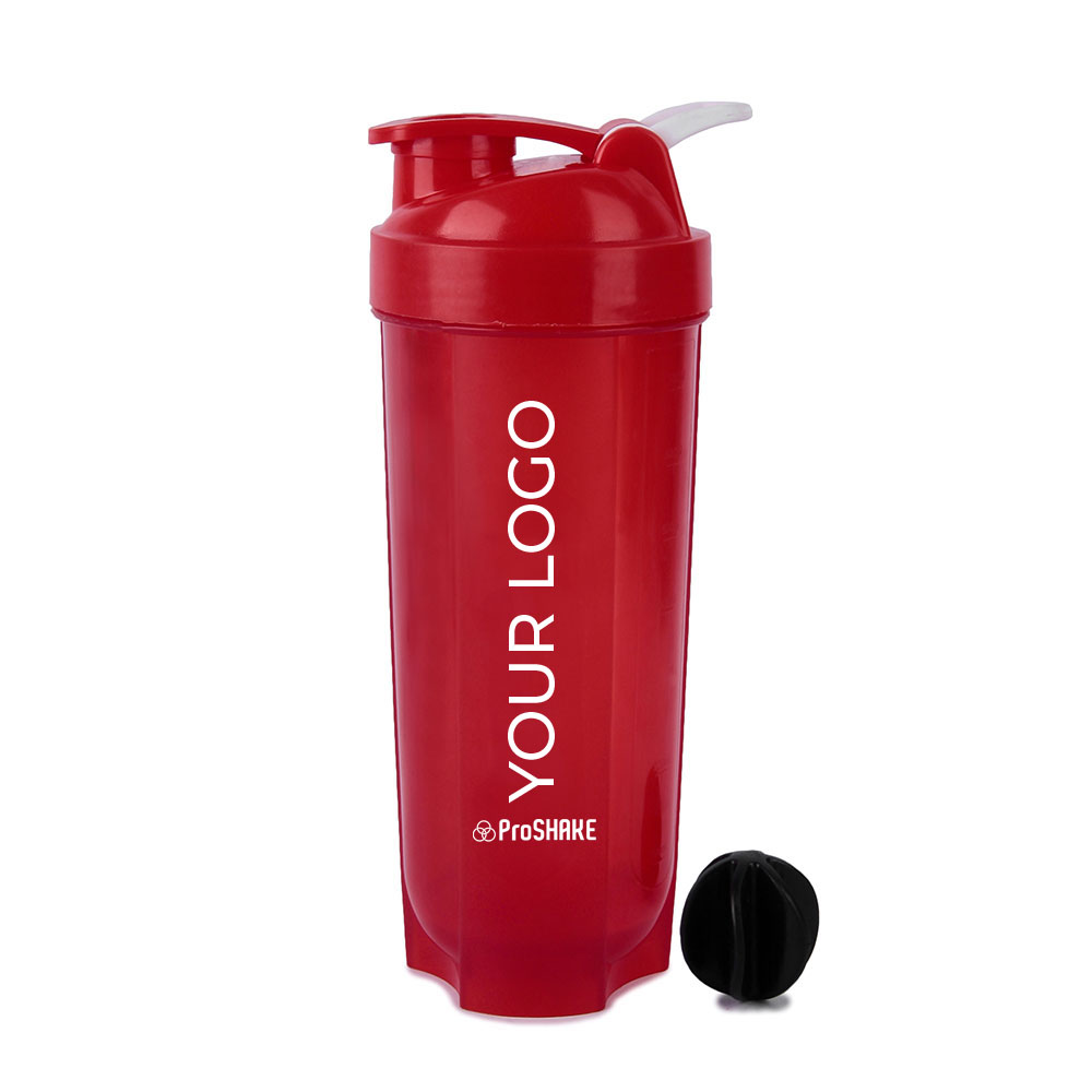 700ML Proshake Gym Shaker Bottle - BPA-Free Plastic, Green Color | Leak-Proof Design, Integrated Mixing Ball, Secure Screw-on Lid