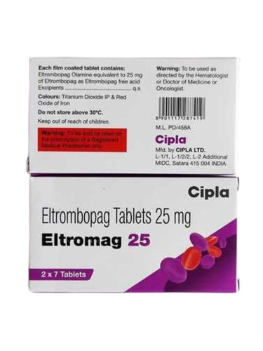 Eltromag 25 Mg Tablets - Drug Type: Health Supplements