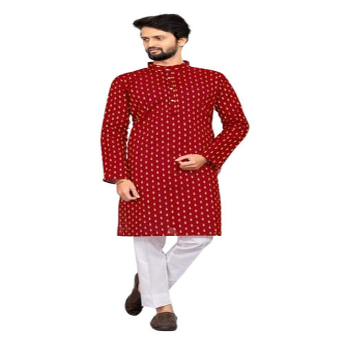 Festive Banarasi Printed Kurta Pyjama