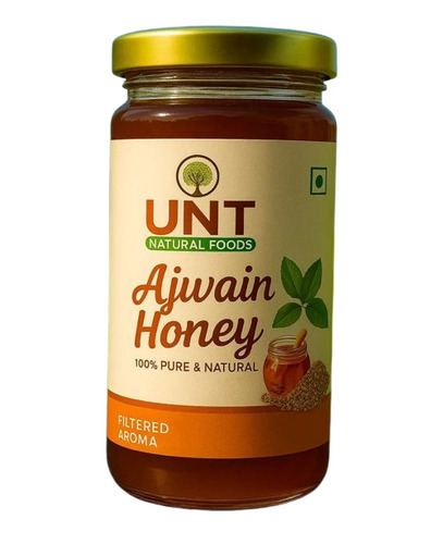 Rich In Taste Ajwain Honey - Food Grade | Unique Blend From Ajwain Flowers, Distinctive Flavor, Amber To Dark Brown Hue, Ethically Sourced