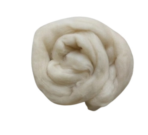 16.5 Micron Wool Fiber - Color: White