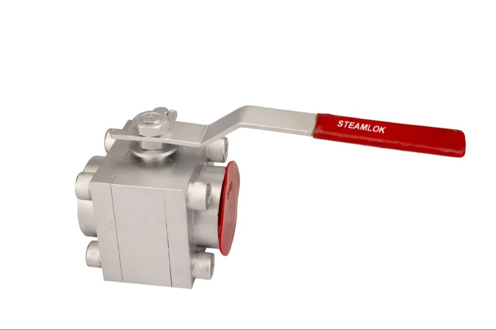 High Pressure Ball Valves - Stainless Steel, Multiple Sizes, Grey Color | Durable, Corrosion and Rust Resistant, Reliable Flow Control for Industrial Fluids