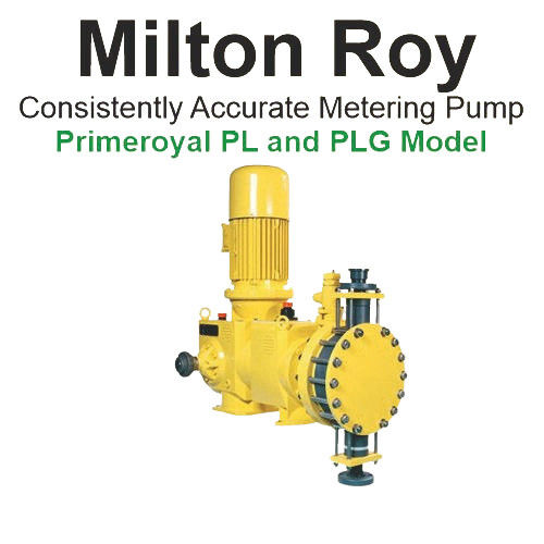 Consistently Accurate Metering Pump Prime Royal PL and PLG Models