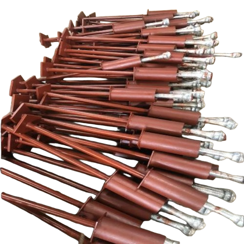 Foundation Bolt - New Industrial Grade, Rust Resistant, Polished Gray & Black Finish | Ideal For Fitting Use, Made In India