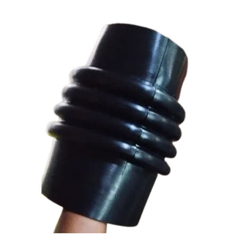 Flexible Rubber Bellows - Color: Black