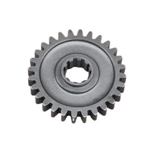 Gear 28T Big Bore - Cast Iron, 28 Teeth Spur Gear | Industrial Usage, 110-415 Volt, Grey Finish