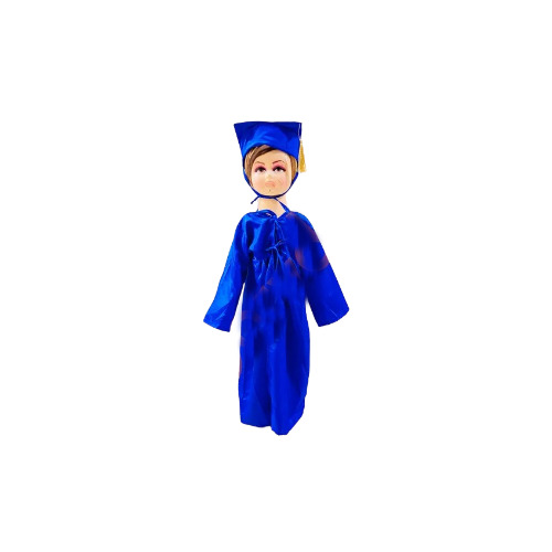 Unisex Blue Convocation Degree Gown Fancy Dress Costume For 2 to 8 Years Age Group