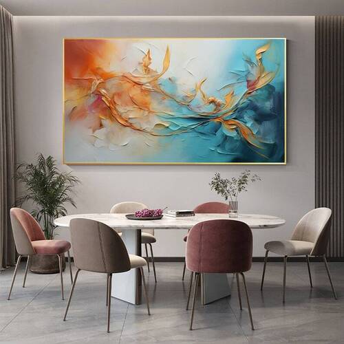 Colorful Oil Painting On Canvas