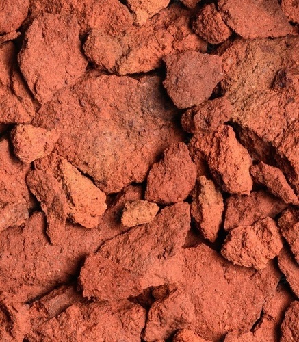 Red Clay - Solid, 99% Purity, Very Good Quality | Medium Strength, Red Color, Ideal for Plant Application