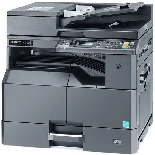 Kyocera TASKalfa 2020 Multifunction Digital Photocopier - 20 Pages Per Minute, 600X600 DPI Scanning Resolution, Compact Design for Small Offices, Energy-Efficient Operation, Automatic Duplex Printing, Optional Fax Capabilities