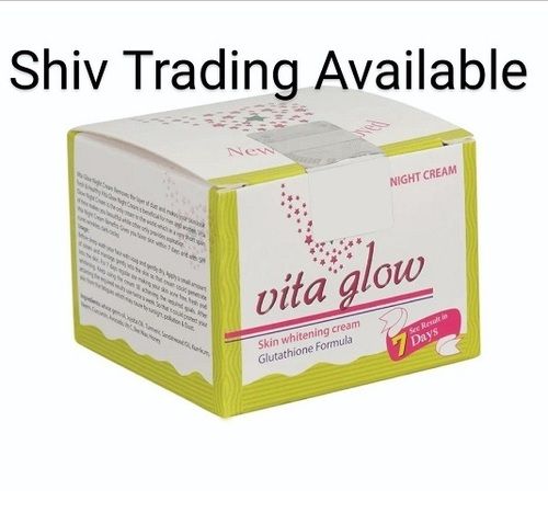 Vita Glow Skin Whitening Night Cream - Color Code: Yello