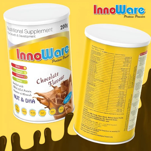 Innoware Protein Powder With Nut, Dha & Gla - Best Before: 18 Months