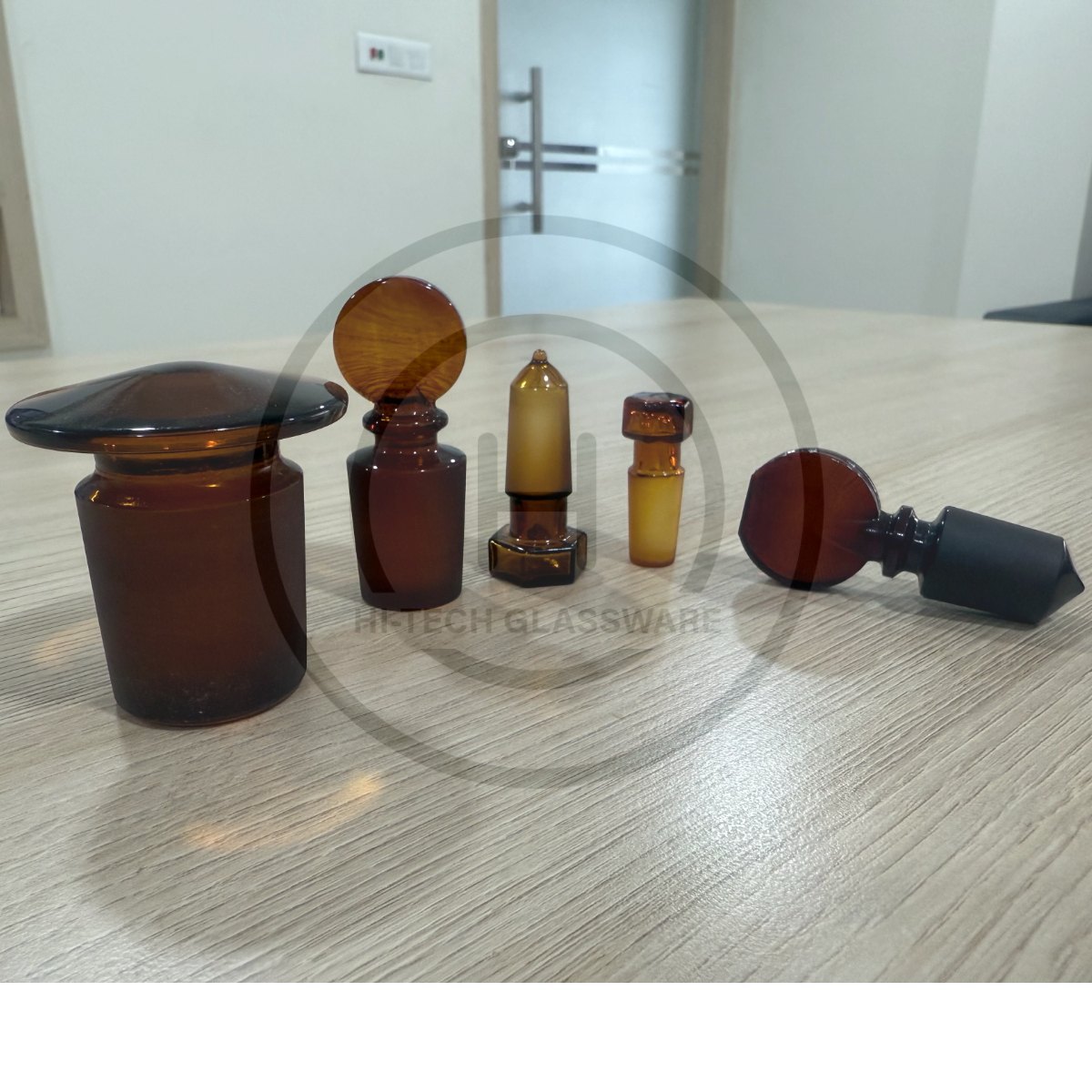 Amber Glass Stoppers