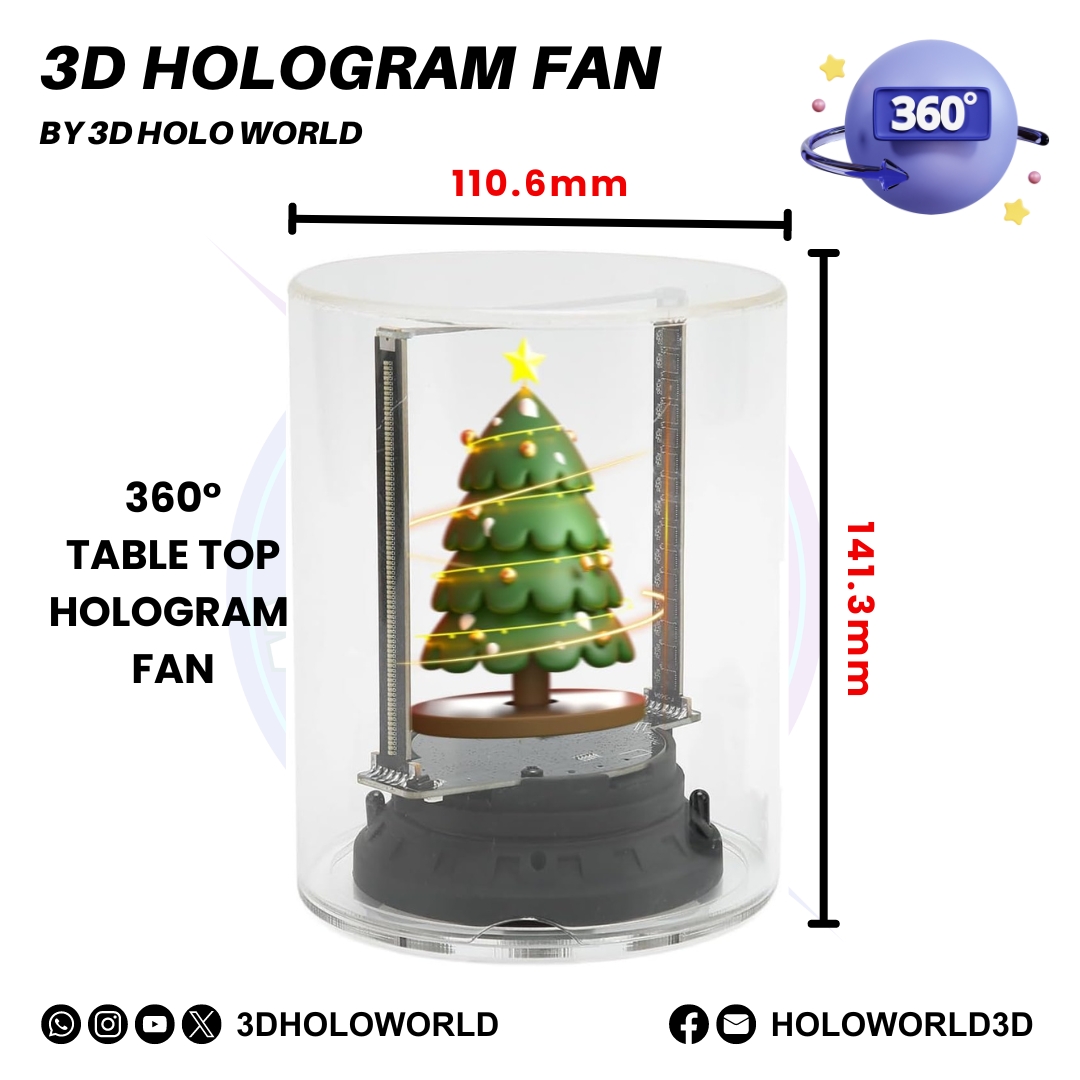 360 Table Top Hologram Fan - Application: Industrial Standard
