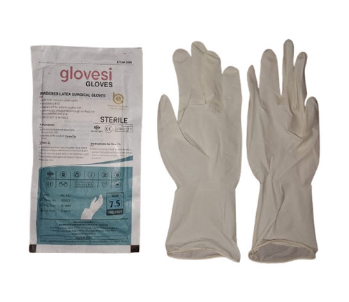 Surgical Sterile Powder Gloves - Feature: ]