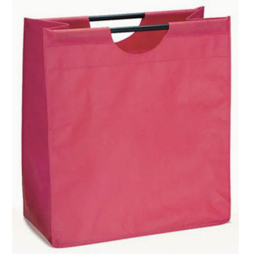 Non Woven Gusset Bags - PP Material, Customisable Size, Red Color | Sustainable Shopping Bags with Handles, Designed for Lasting Impact
