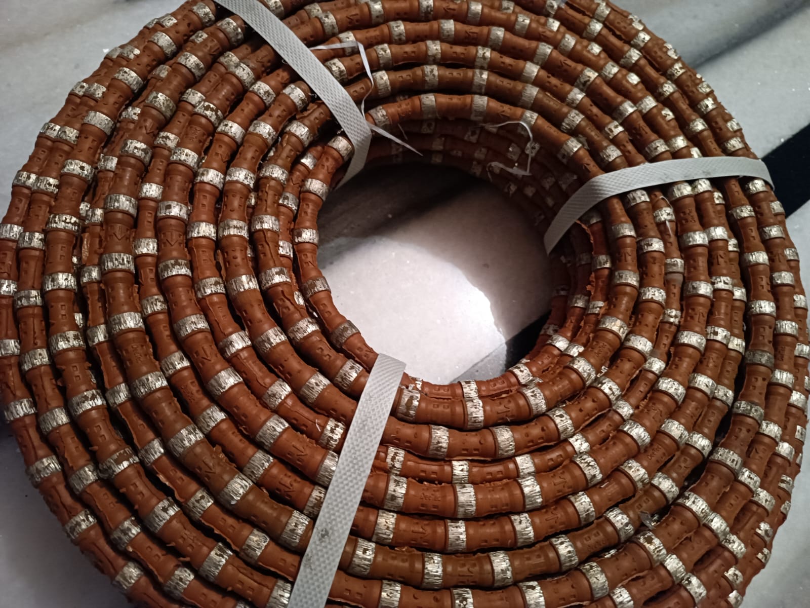 Diamond Wire Rope - 12mm Diameter, 50m Length | Premium Steel Alloy, Long Lasting Durability for Quarry & Profile Cutting