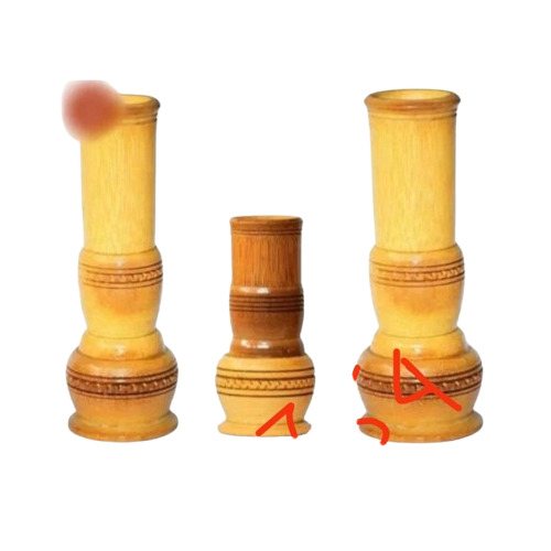 Bamboo Flower Vase - Color: Brown