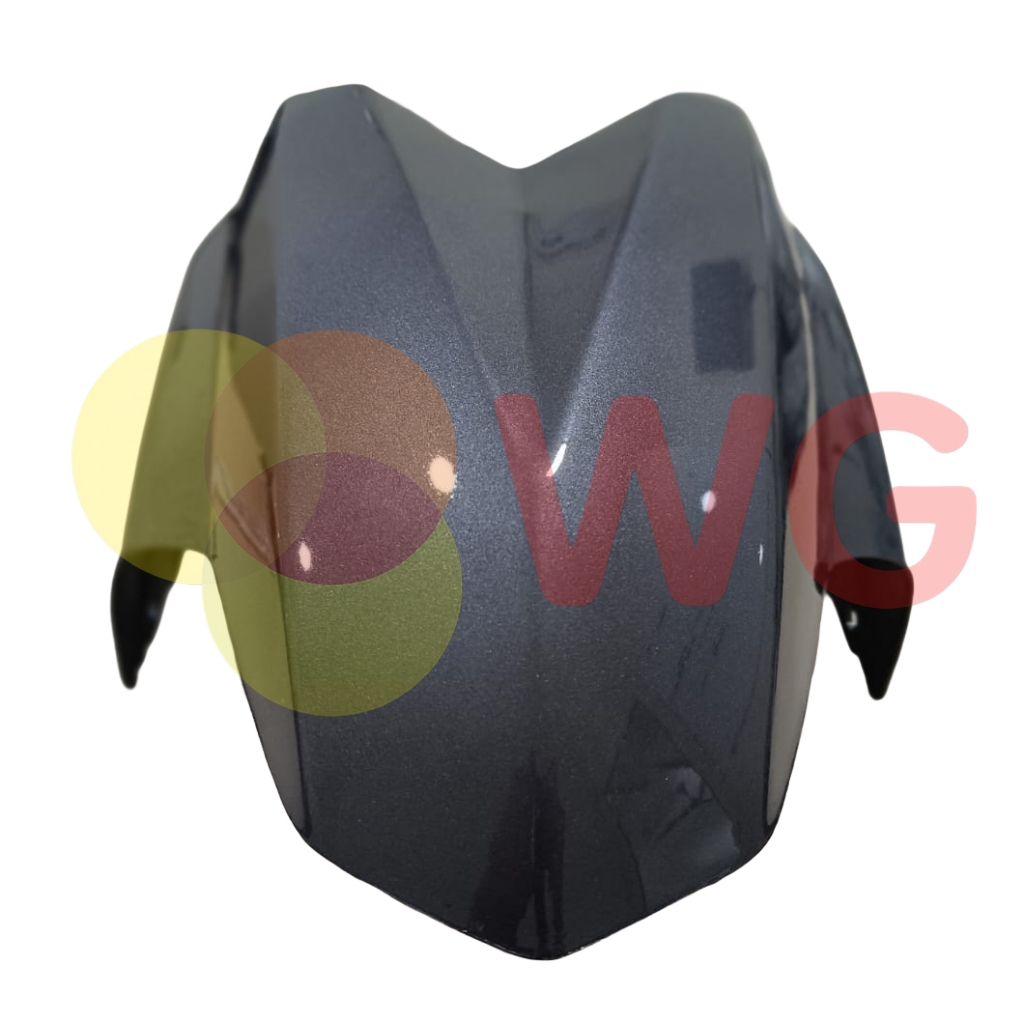 Black Paint Grey E-Scooty Front Mudguard - Color: Gray
