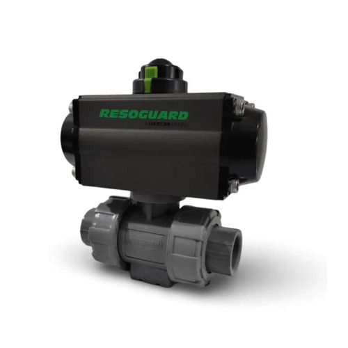 Thermoplastic Pneumatic Ball Valve - Application: Industrial Use