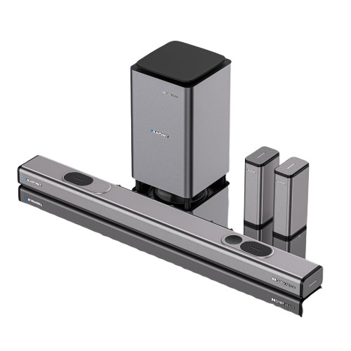 Blaupunkt Sbw600 Xceed 9.1.4 Dolby Atmos Direct Transmit Sound Home Theater - Color: Gray