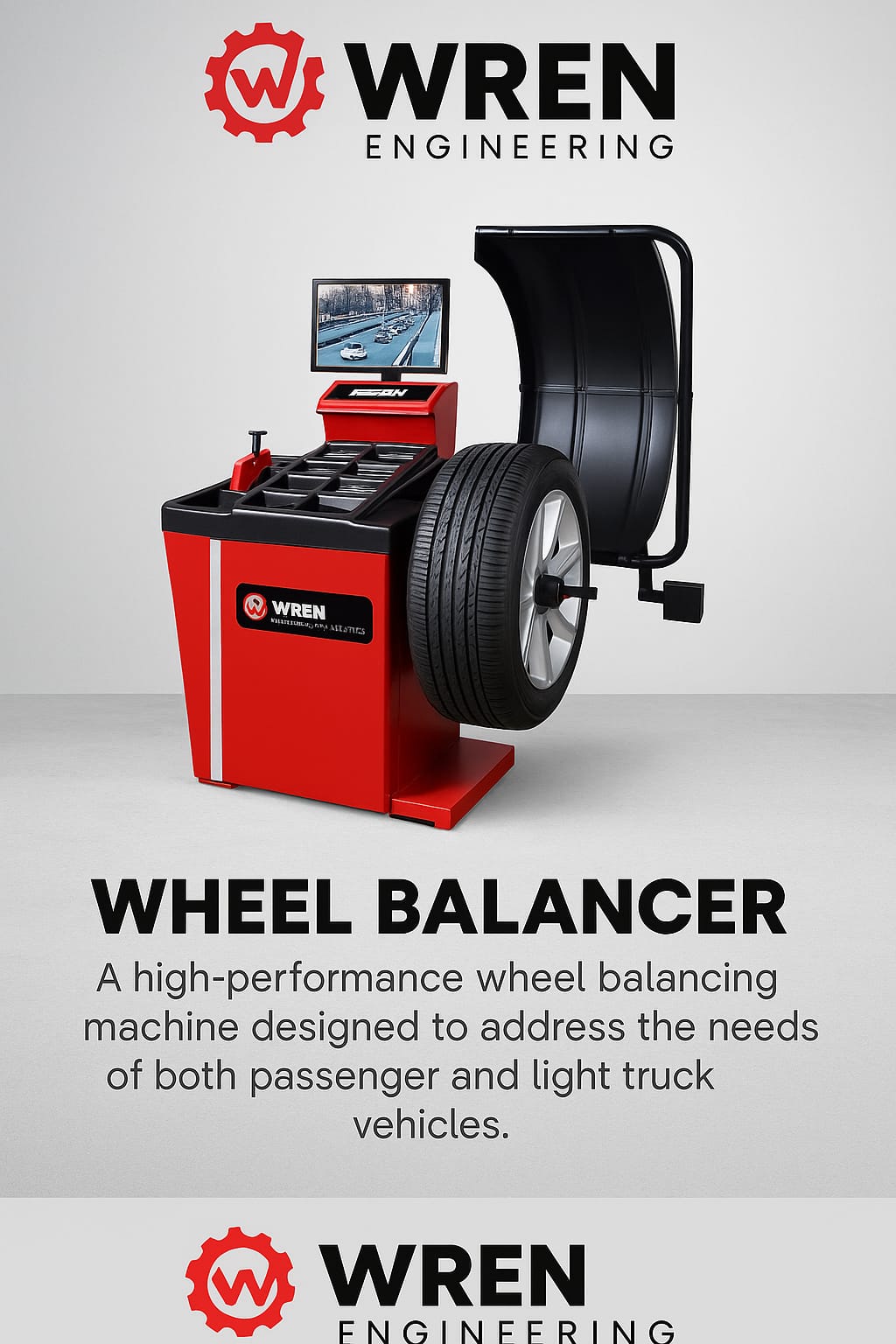 Videographic Wheel Balancer Model Wwb-2600 - Color: Multicolour