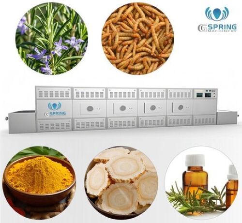 Microwave Dryer For Herbs And Pharma Industry - Color: Grey