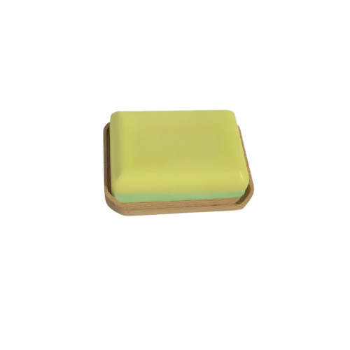 Private Label Lemon Basil Bi Layered Soap - Acid Value: 0 %