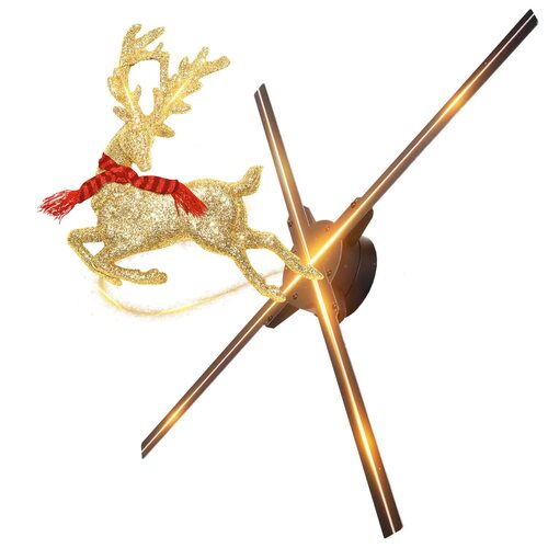 100Cm 3D 4 Blade Large Event Hologram Projector Fan - Body Material: N/A