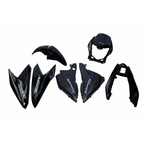 Honda Stunner Black Full Body Kit - Material: Abs Plastic