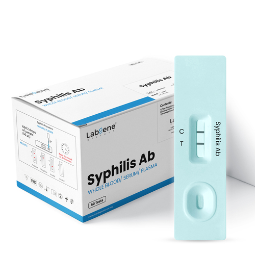 Labgene Syphilis Ab Rapid Test Kit 50 Test Kit Pack - Material: Plastic