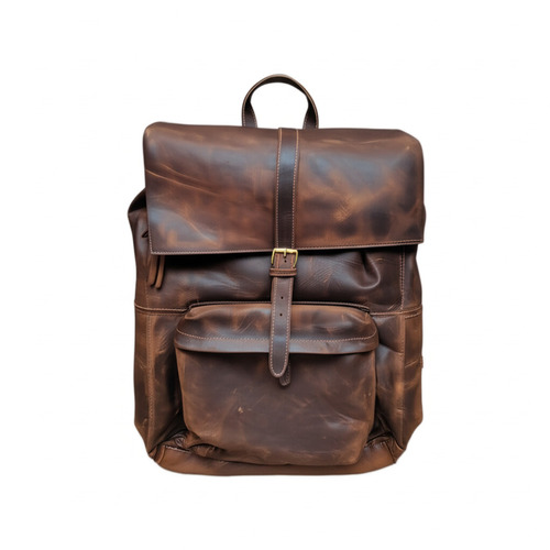 Mens Genuine Leather Backpack