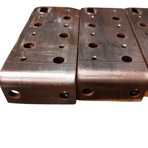 Untapped Copper Busbar - Color: Brown