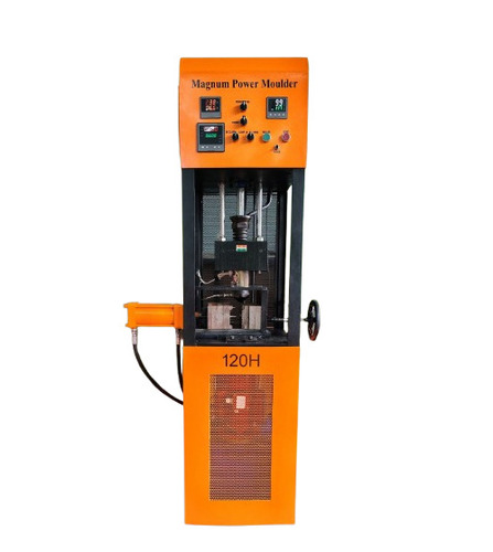 Auto-Clamping 120 Grams Plastic Injection Moulding Machine (Hydraulics) - Color: Orange