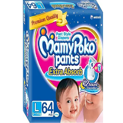 Mamypoko Pants Extra Absorb L 64 - Color: White