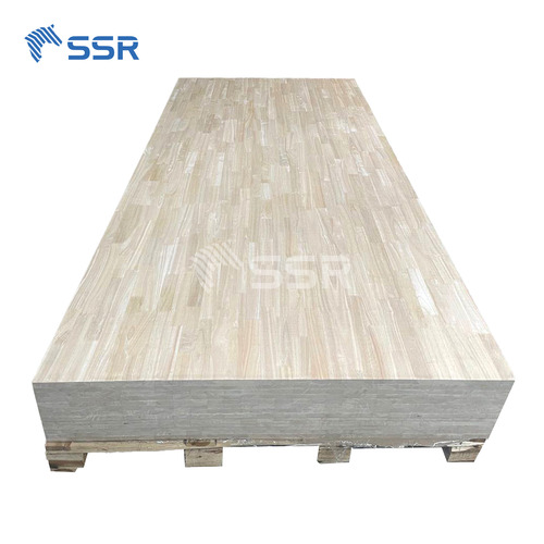 Hevea And Rubberwood Finger Joint Laminated Board (Size 1220X2440 Mm ) For Production Furniture - Feature: Durable