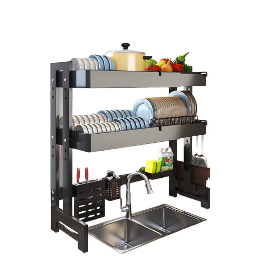 2-Tier Expandable Utensils Racks
